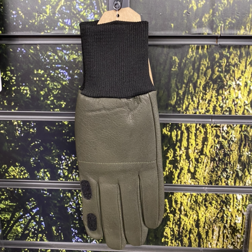 Parker-Hale Green Leather Shooting Gloves