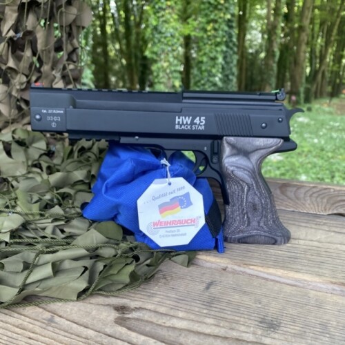 WEIHRAUCH HW45 Black Star Pistol .22