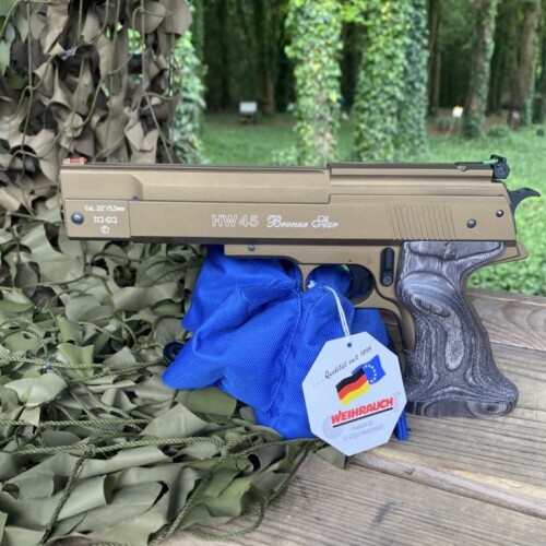 WEIHRAUCH HW45 Bronze Star Pistol .22