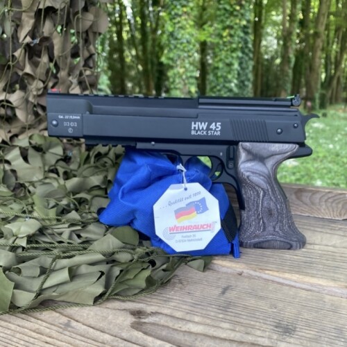WEIHRAUCH HW45 Black Star Pistol .22 - Image 3
